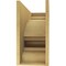 Ekena Millwork 10"W x 30"D x 20"H Classic Diane Rough Cedar Woodgrain TimberThane Corbel, Primed Tan CORUR10X30X20DIARCPR - alternate 2